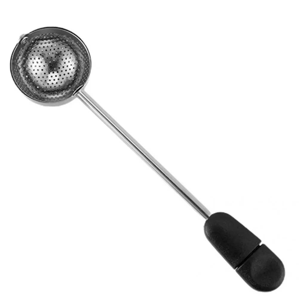 Convenient Tea Strainer  Rotatable 304 Stainless Steel Colander Spoon  Ergonomically Designed Tea Strainer