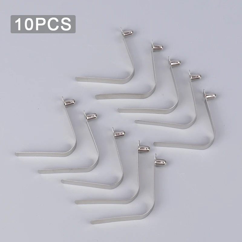 10Pcs 5mm Double Single Hollow Button Clips Kayak Paddle Snap Spring Clip Tent Pole Tube Lock Awning Telescopeic Shrapnel