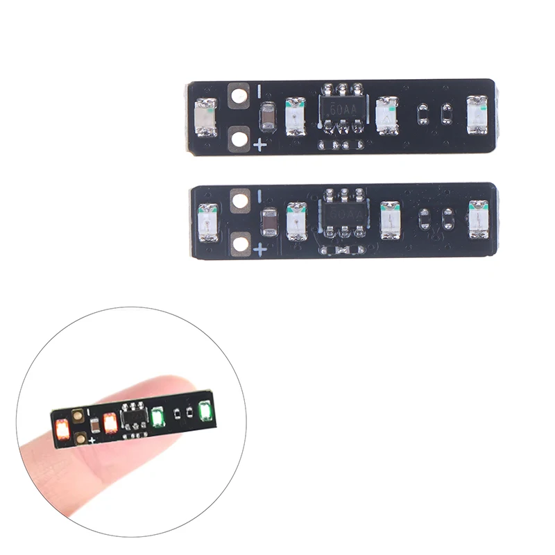 

5Pcs 1S 3.7-4.2V Lithium Battery Power Meter Indicator Board LED Light Power Display Module Mini Metering Module