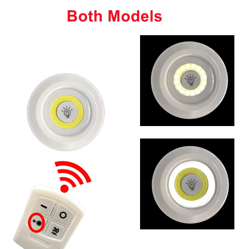 Controle remoto sem fio inteligente regulável luz da noite decorativa cozinha armário escada corredor iluminação do banheiro mini luzes led