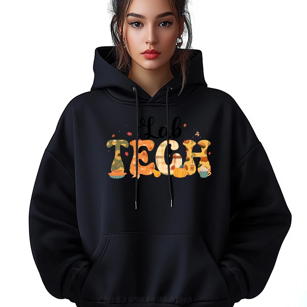 

Lab Tech Laboratory Technician Fall Thanksgiving Halloween Graphic Pullover Hoodies Funny Pullover Hoodies