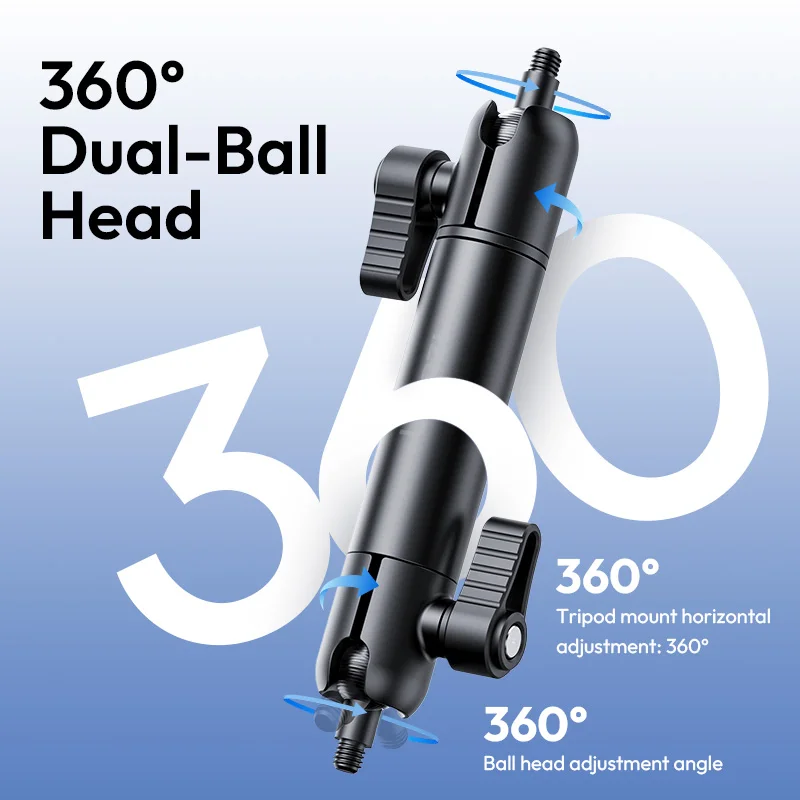 حامل Ulanzi ZJ06 ذو الالتصاق لتميز الهواتف الذكية MagSafe مع 360 درجة °   تعديل رأس الكرة لنافذة الزجاج الأمامي لفتحة سقف السيارة