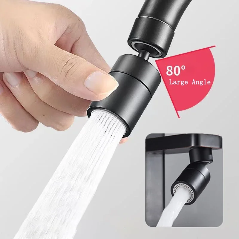 

360°Universal Kitchen Faucet Anti-splash Aerator Bathroom Tap Rotatable Faucet 2 Mode Tap Nozzle Bubbler Kitchen Sink Faucet