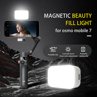 Handheld Gimbal Stabilizer Magnetic LED Fill-in Light For DJI Osmo Mobile3 OM4/5/6/7/7P/Zhiyun SMOOTH 5S/Feiyu Pocket2 Accessory