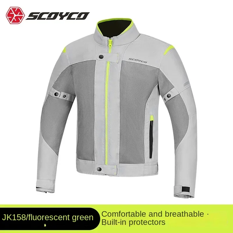 

Scoyco Motorcyclist Jacket Men's and Women's Summer Mesh Breathable Fall Jacket Motorcycle Racing Suit Rider Riding Equipment