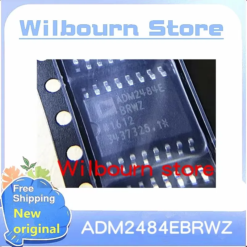 free shipping  10PCS/LOT ADM2484EBRWZ ADM2484EBRWZ-REEL7 ADM2484E SOP16 Mxsyuan 100% New original