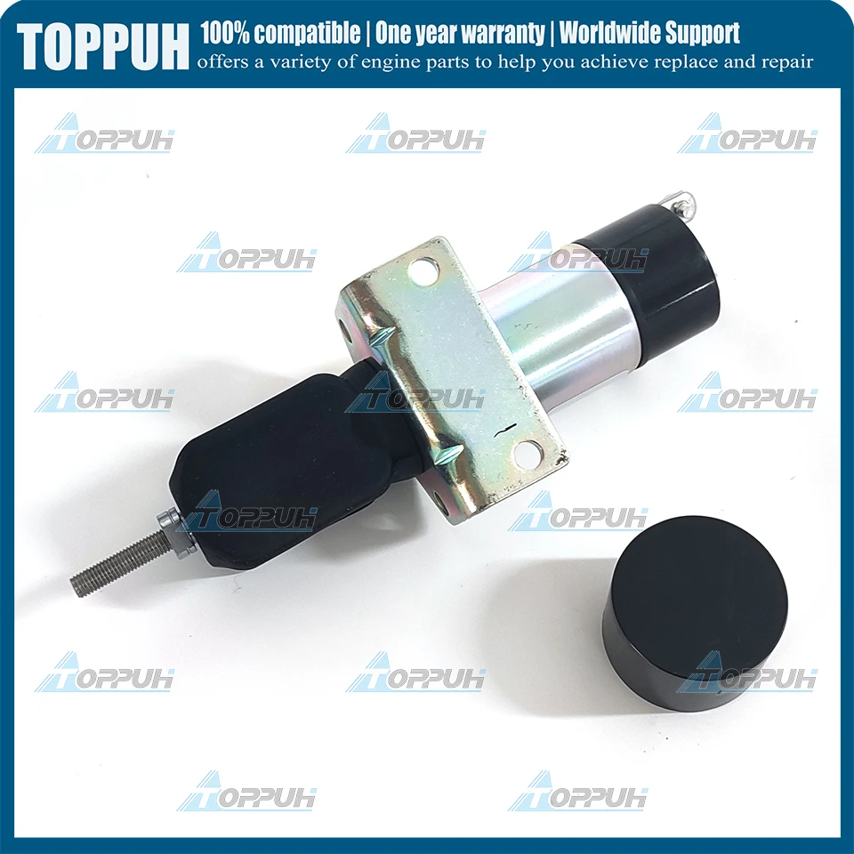 1PC New 12V 1504-12A2U2B1S1 Fuel Shutdown Solenoid 12 Volt 150412A2U2B1S1