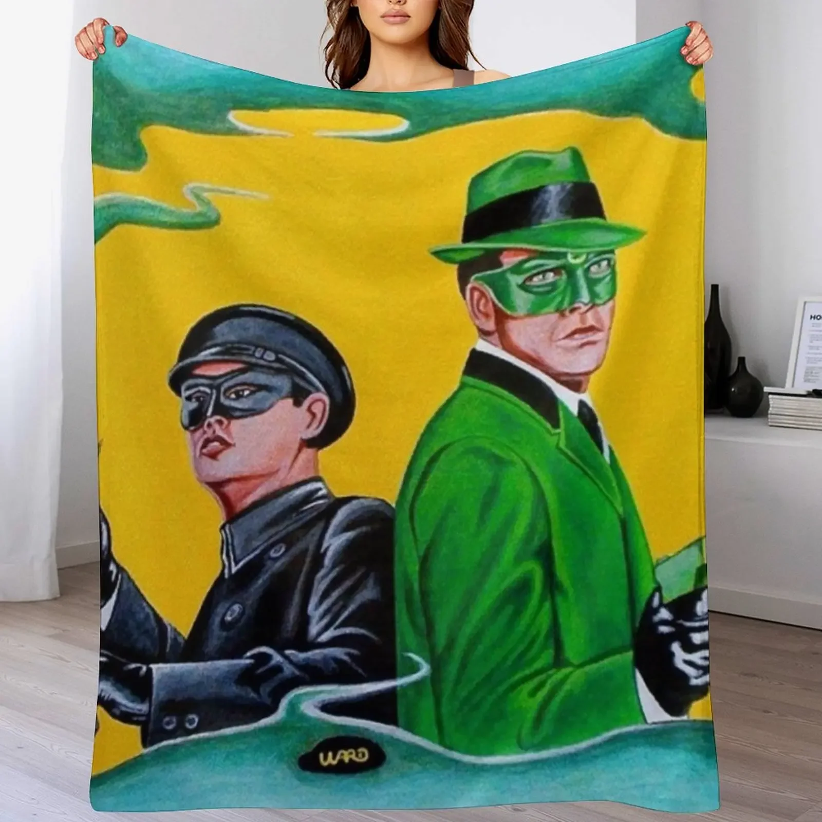 

THE GREEN HORNET AND KATO Throw Blanket Decorative Beds Luxury Brand Blankets
