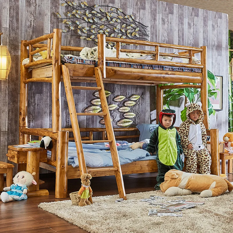 Original Ecological Bed & Breakfast Solid Wood Bunk Bed Bunk Bed Children's Bed Solid Wood Furniture