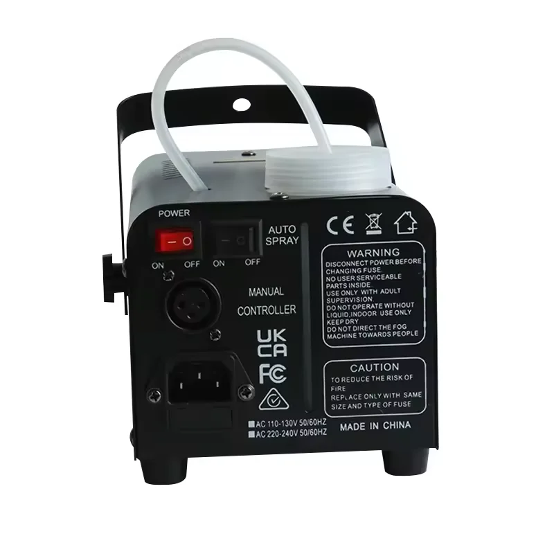500W RGB LED Smoke Machine with Wireless Remote Control, Colorful Stage Fog Machine DJ Equipment for Bar Party Concert Halloween