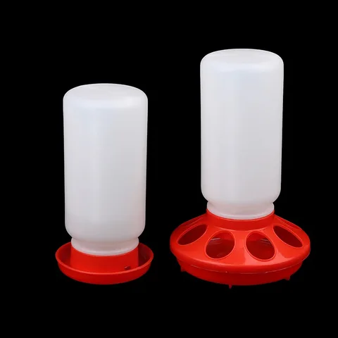 Утолщенная кормушка и поилка для птицы, автоматическая кормушка для кур, птиц, цыплят, контейнер для корма куриный поилка отзывы - №3