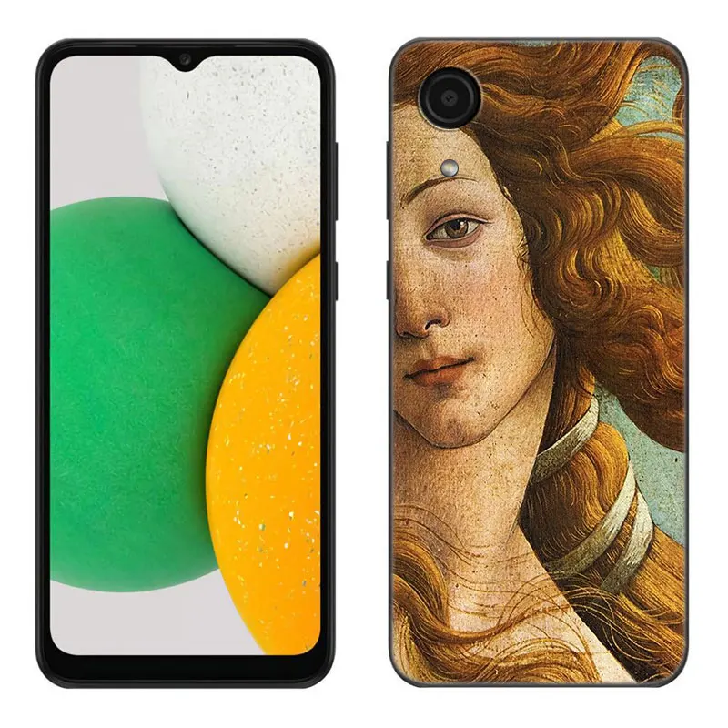 Art Painting Birth Of Venus Phone Case For Samsung Galaxy A01 A03 Core A04 A10 E A02 A05 A20 A21 A30 A50 S A6 A8 Plus A7 A9 2018