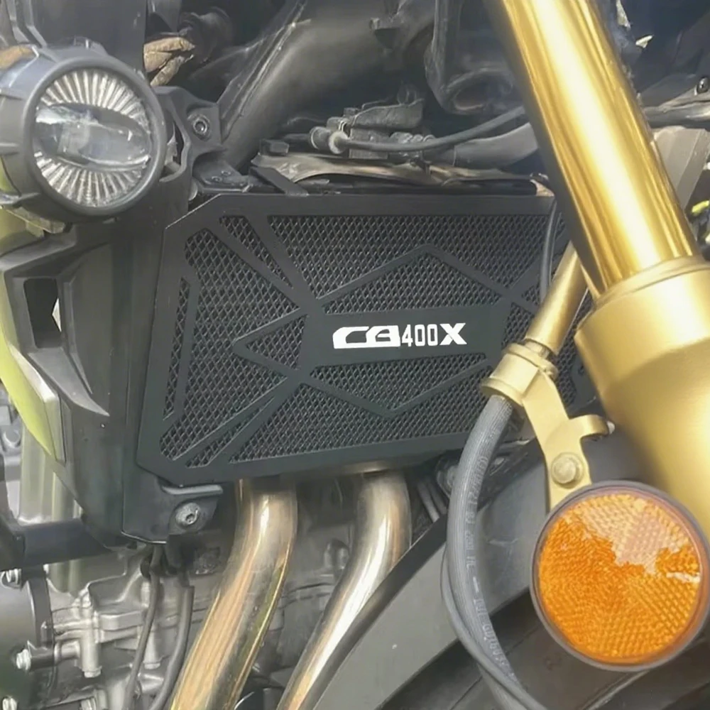 

2023 2024 Motorcycle Radiator Grille Guard Protector Grill Cover Protection For Honda CB500X CB 400X 500X 400F 2013-2021 2022
