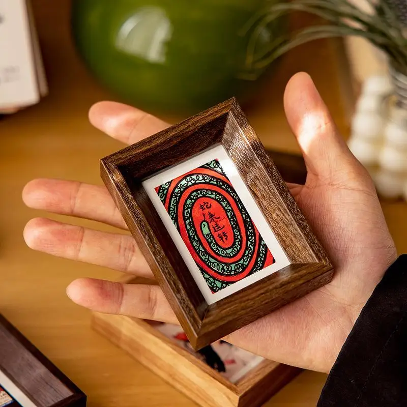 Mini Wooden Photo Frame, 3-Inch Display Stand