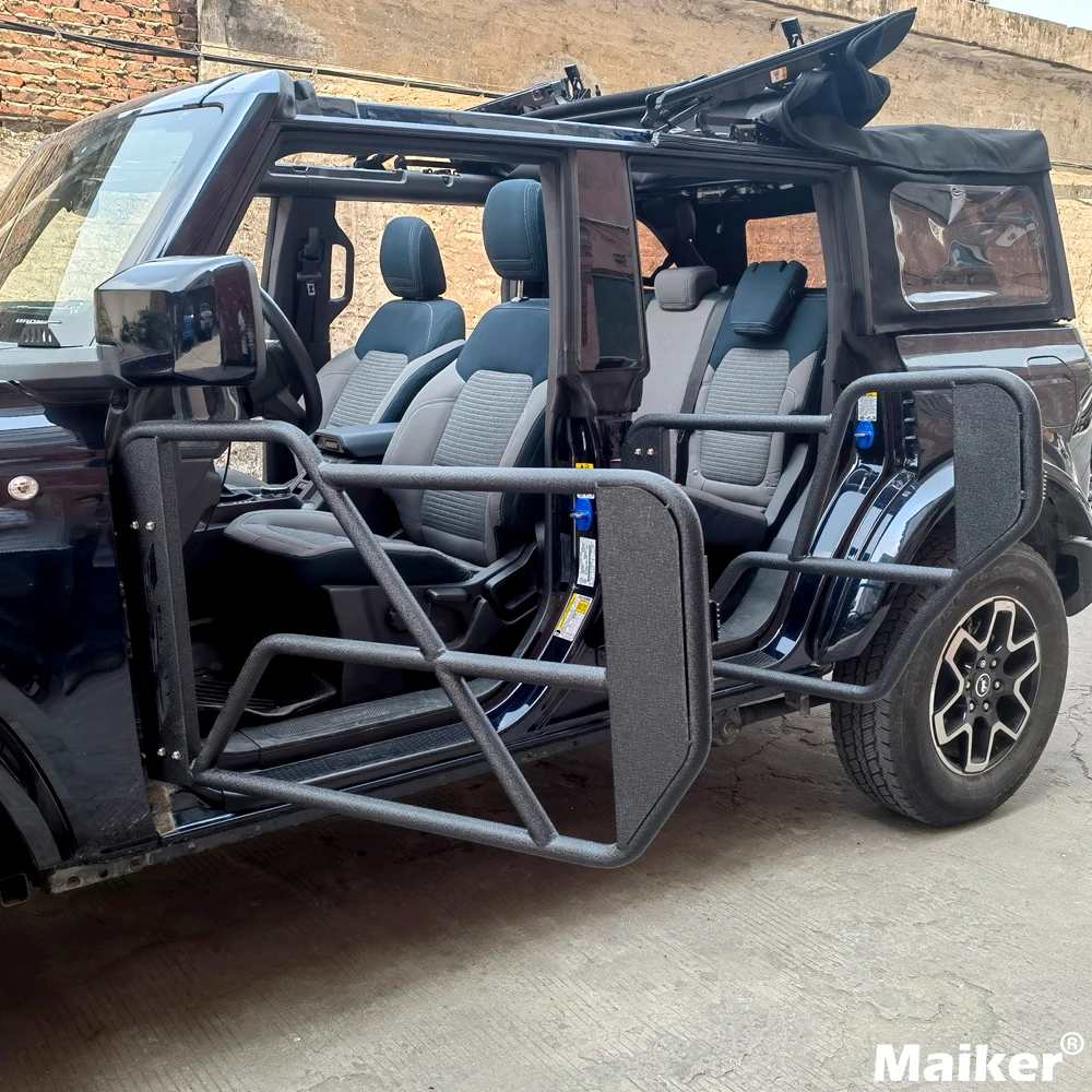4x4 Auto Parts Half Door For Bronco Manufacture Accessories Offroad Steel Tubular Door For Bronco