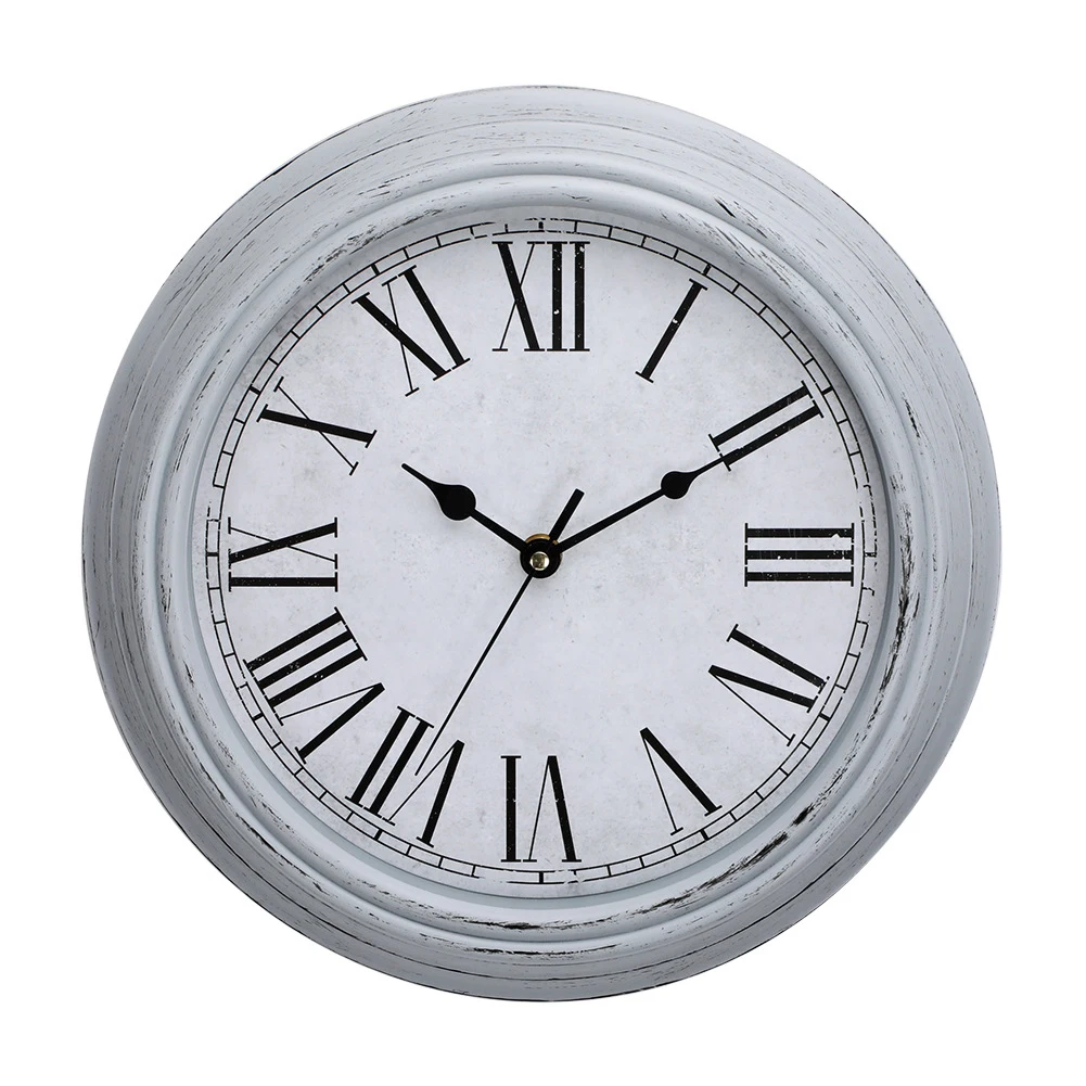 Battery Powered Wall Clock 12 Inch Wall Clock Silent Wall Clock Battery Operated Precise Quartz Movement For Bedroom
