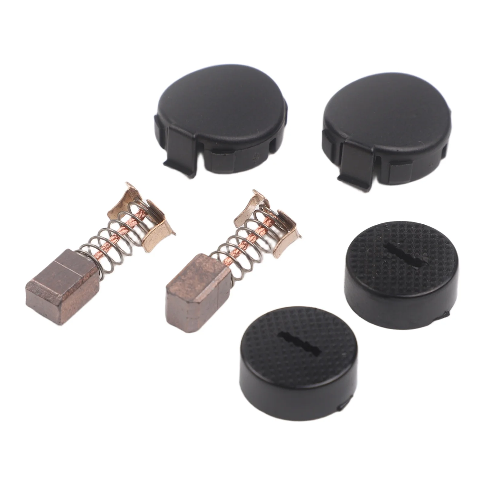 Carbon Brush Set with Holder Covers and Compatible for CB430 BGA450 BGA452 BJS160 BJS161 DGA452 BGD800 Metal Parts