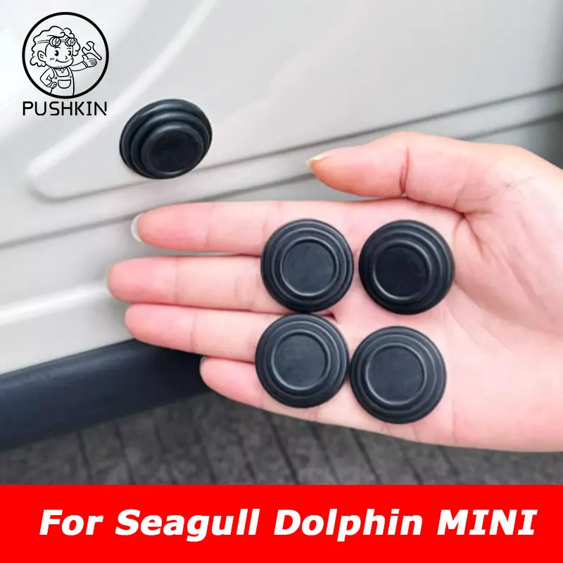 

Car Door Protective Rubber Pad Tailgate Shock Absorber Sticker Accessories For BYD Seagull DOLPHIN MINI 2023 2024 2025