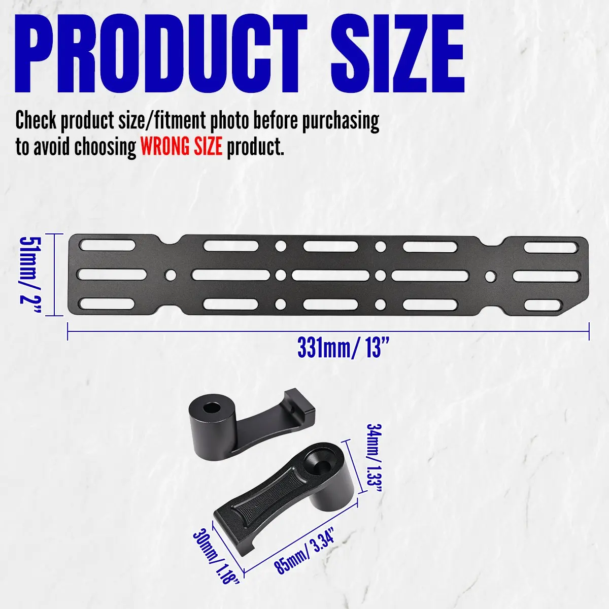 Front Multifunctional Installation Panel Seat Bracket 2021+ For Ford Bronco Accessory （2 Door OR 4 Door）