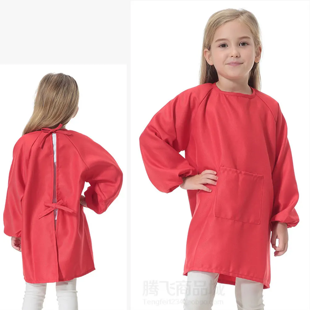 

Waterproof Apron Child Children's Mandil for Kids Art Infant Paint Aprons Coat Smock