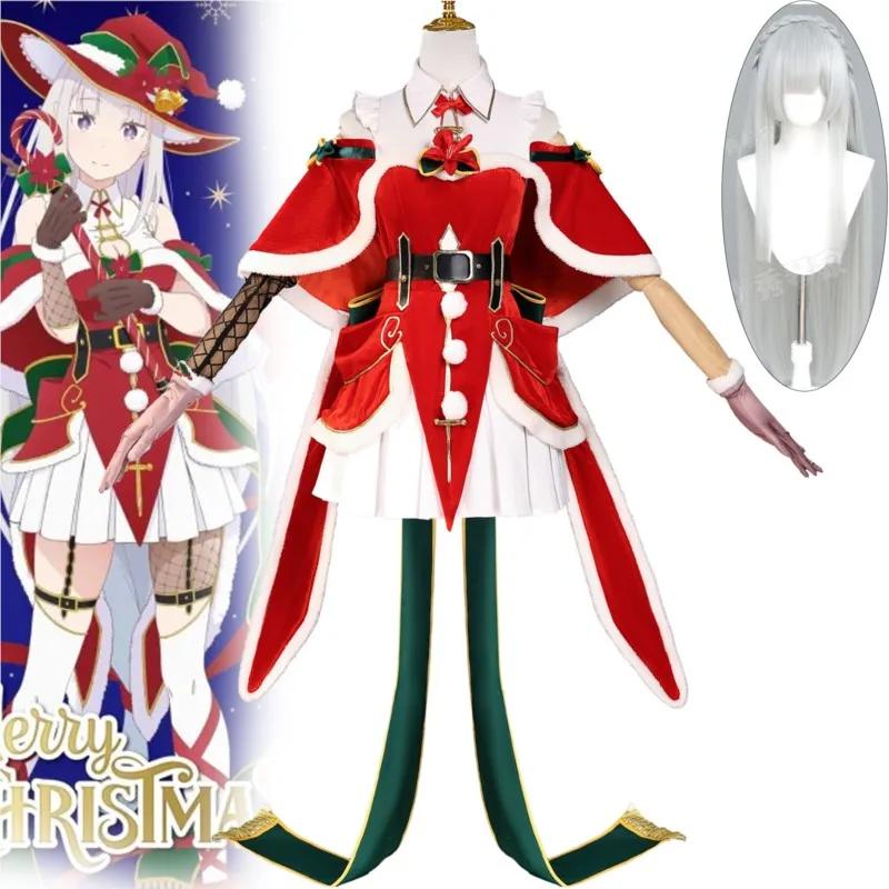 emilia-robe-de-noel-anime-zero-cosplay-costume-robe-rouge-lolita-mignon-sexy-fille-femme-perruque-vetements-halloween-bande-dessinee-con-costume