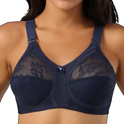 Woman Beauty Floral Lace Bra Full Figure Wireless Big Bosom Bra Big Size Сексуальные Бюстгальтеры Ropa Interior Mujer Лифчик Топ