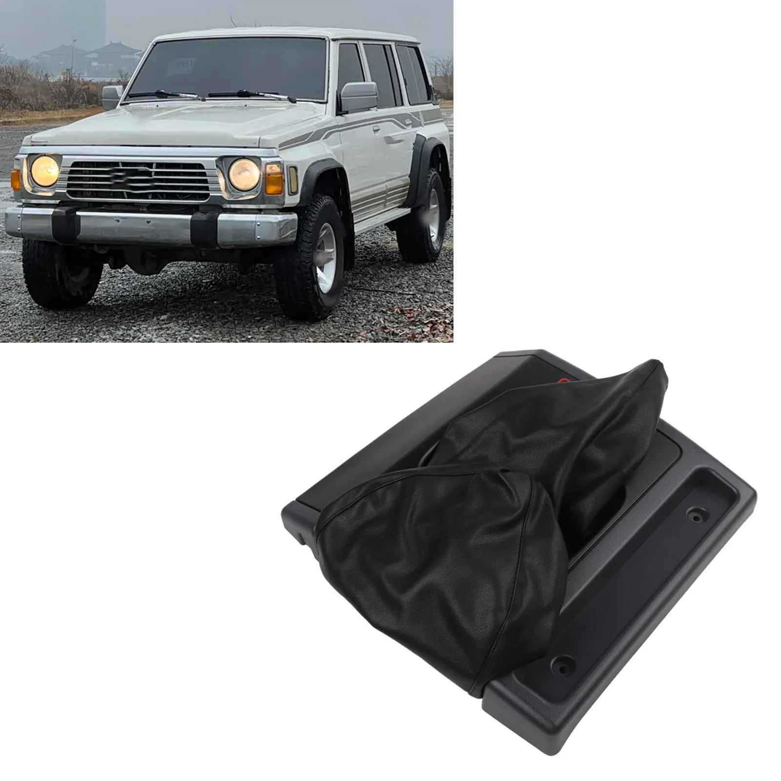 Gear Shift Trim Frame Cover for Nissan Patrol Y60 1997 and 1998 Console Panel Direct OEM Fit K1378132J00A K1378132J10A