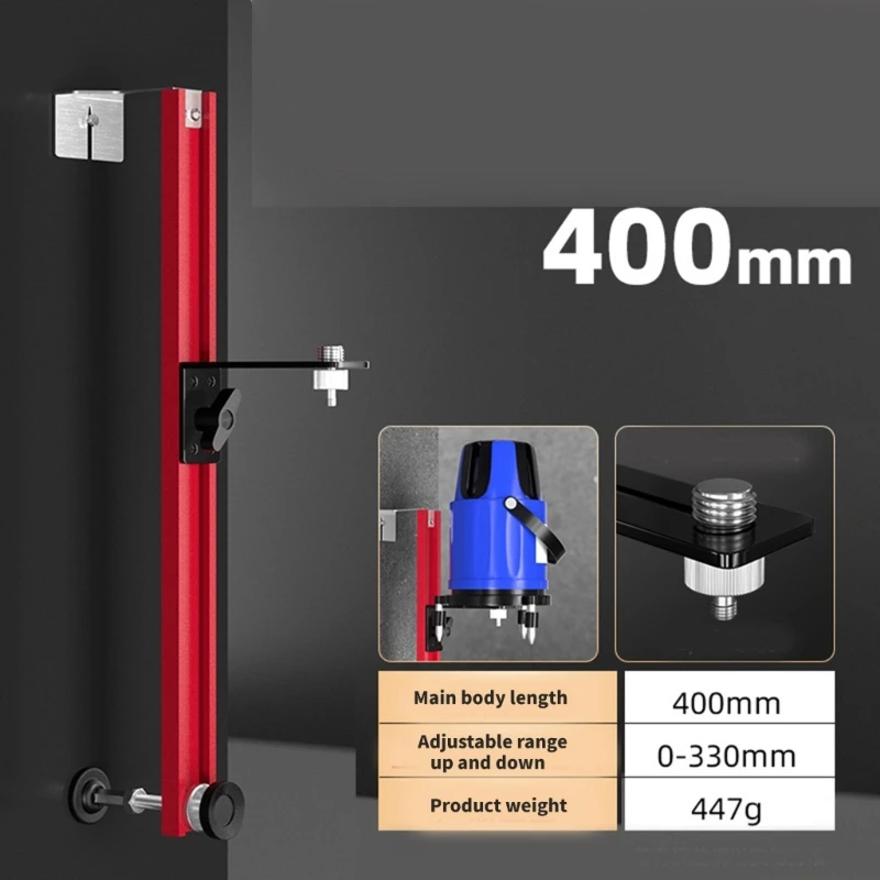 Suporte montagem parede nivelado Os suportes parede nivelados suportam hardware à prova d'água facilmente