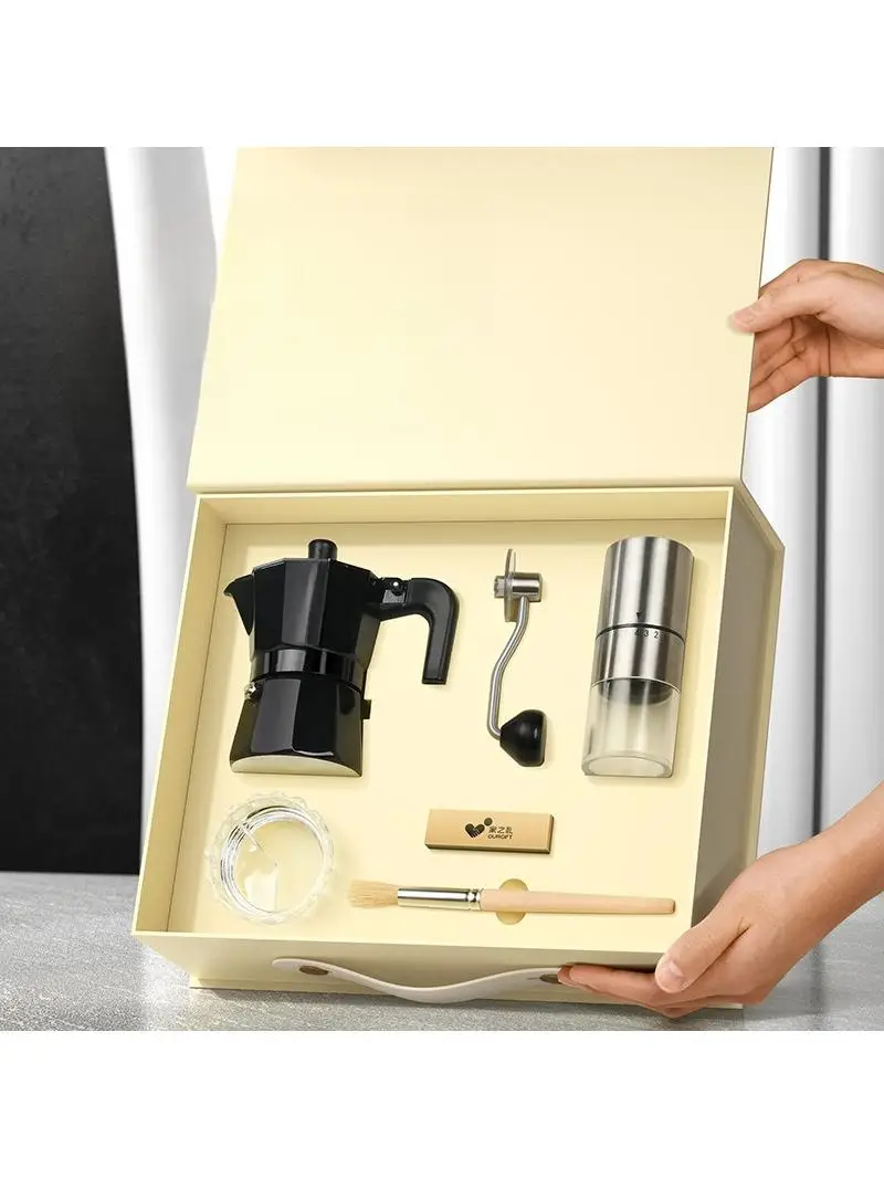 kit-de-preparation-de-cafe-artisanal-double-moka-pot-machine-a-cafe-italienne-coffret-cadeau-de-fin-d'annee-en-alliage-d'aluminium-pour-usage-domestique
