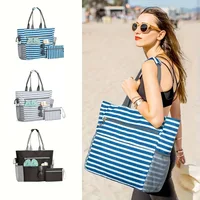 Bolsa de playa impermeable, plegable, de gran capacidad, ligera, portátil, bolsa de almacenamiento de viaje para natación al aire libre, vacaciones, 1 Uds.