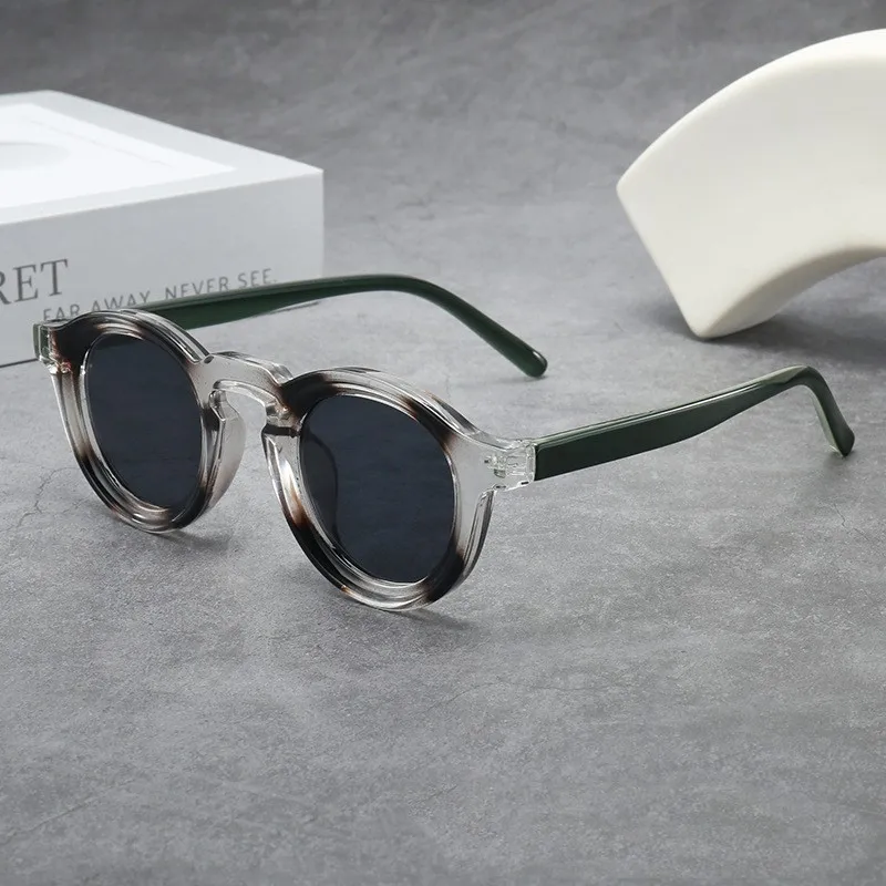 UV-Sonnenbrille mit kleinem Rahmen und rundem Rahmen, Retro-Sonnenbrille, grenzüberschreitende Sonnenbrille für Herren, modisches Reisezubehör für den Außenbereich – Detail 15