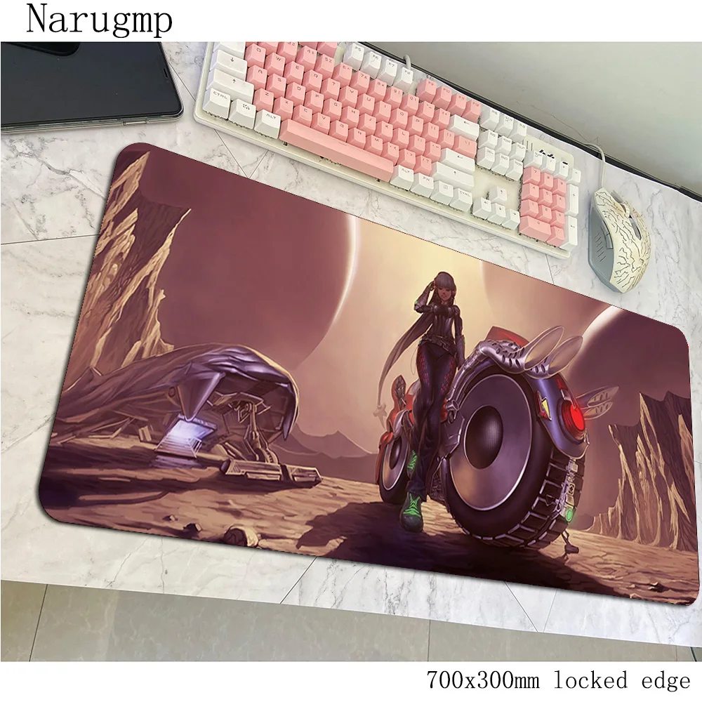 

fantasy biker mouse pad gamer home mousepad 700x300x4mm rubber desk mat best seller gaming accessories pc game mats oversized