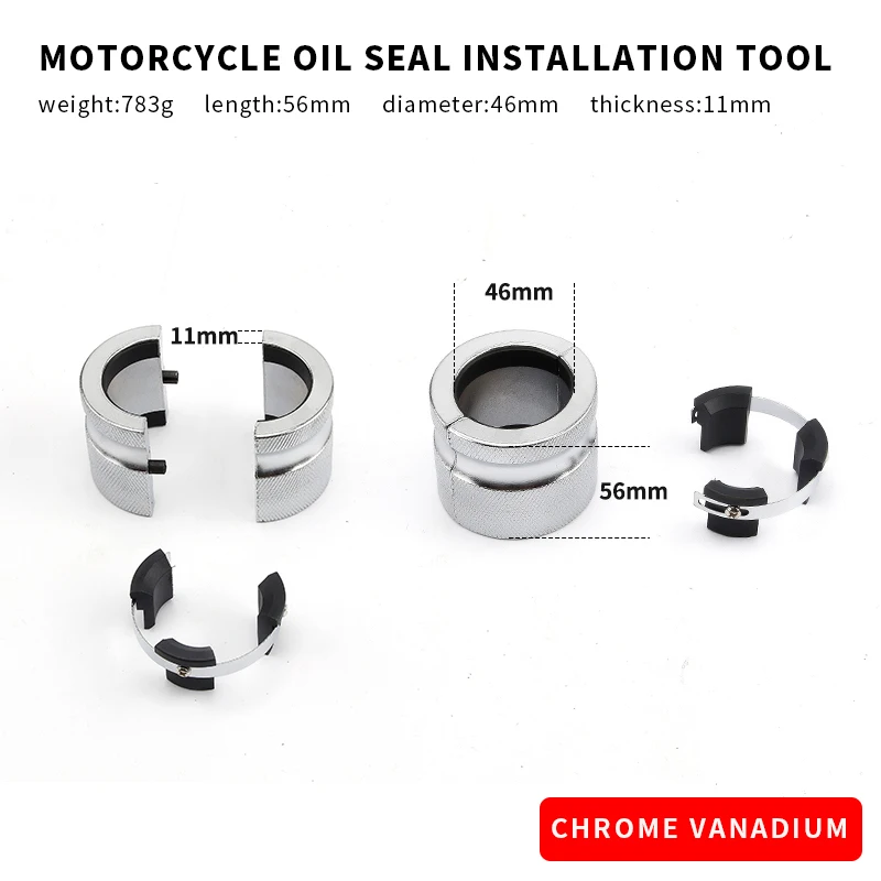 Imagem -05 - Motocicleta Damping Oil Seal Instalação Ferramenta Universal Bike Fork Seal Driver Extrator Acessórios do Motor de Desmontagem