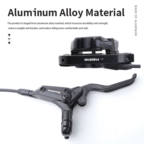 Imagen 2 del producto Frenos Hidráulicos HASSNS E4 con Refrigeración, 4 Pistones, para Bicicleta de Montaña, 800/1450MM con Discos de 160mm, Accesorios para Bicicleta