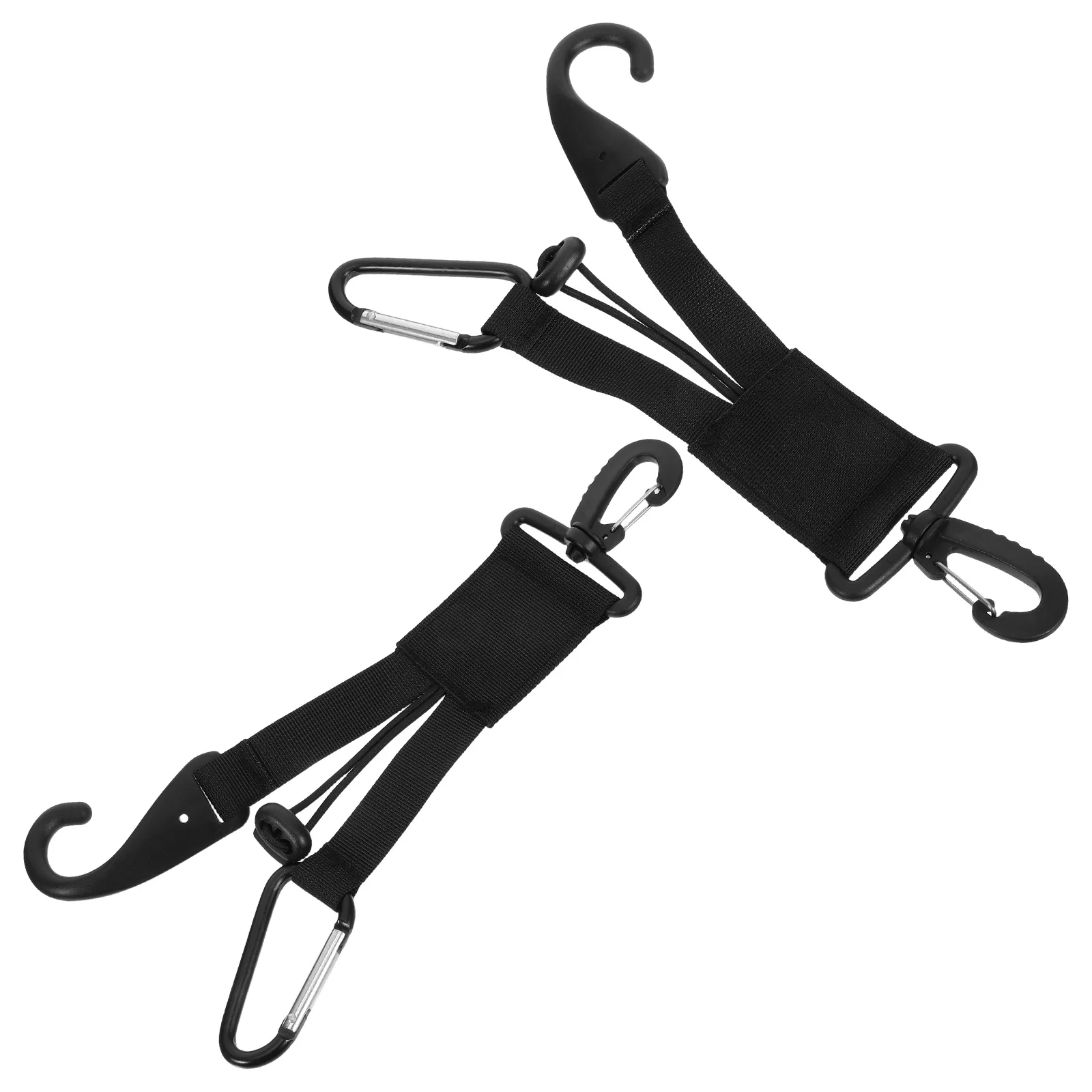 

2Pcs Baseball Gear Hanger with Glove Clips Elastic Bat Holder Polyester Mounting Strap for Training Games Gear Storage Rack