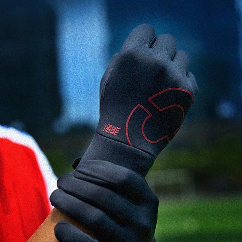 Oupower Football Training Warm Gloves Silicone Non-slip Cycling Running Outdoor Sports Cold Windproof Touch Screen