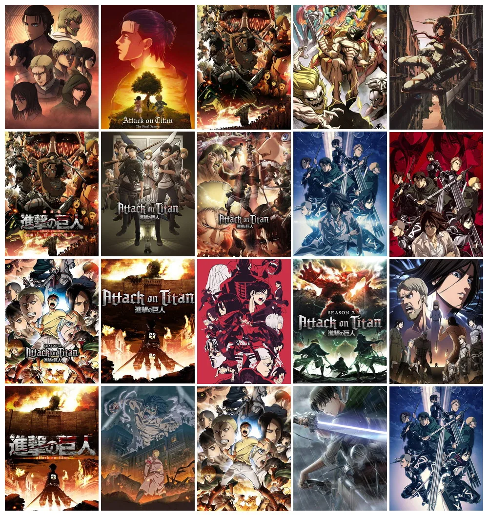 Anime japonés Attack On Titan nueva pintura artística de diamante capitán Levi Ackerman Mikasa imagen mosaico DIY decoración de punto de cruz 2024