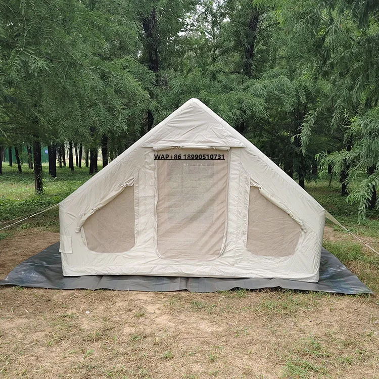 

Outdoor Large Family Camping Tent Waterproof Outdoor Air Glamping Inflatable Camping Tent