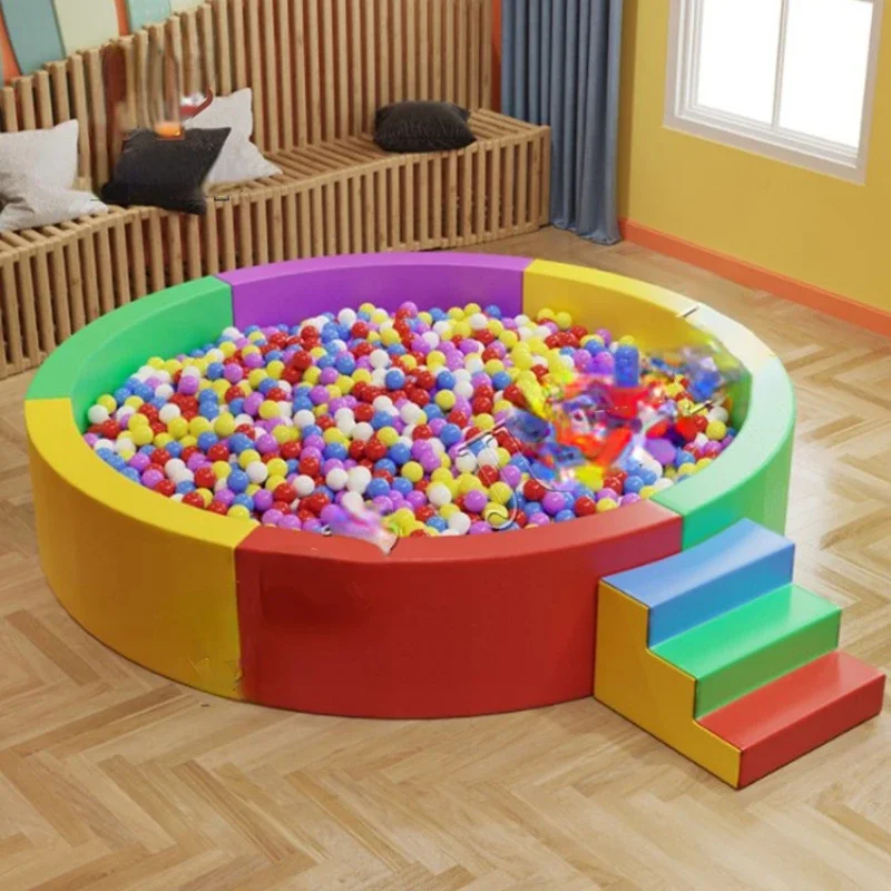 

popular family and commercial use safe soft play colorful ball pit pool for little kids