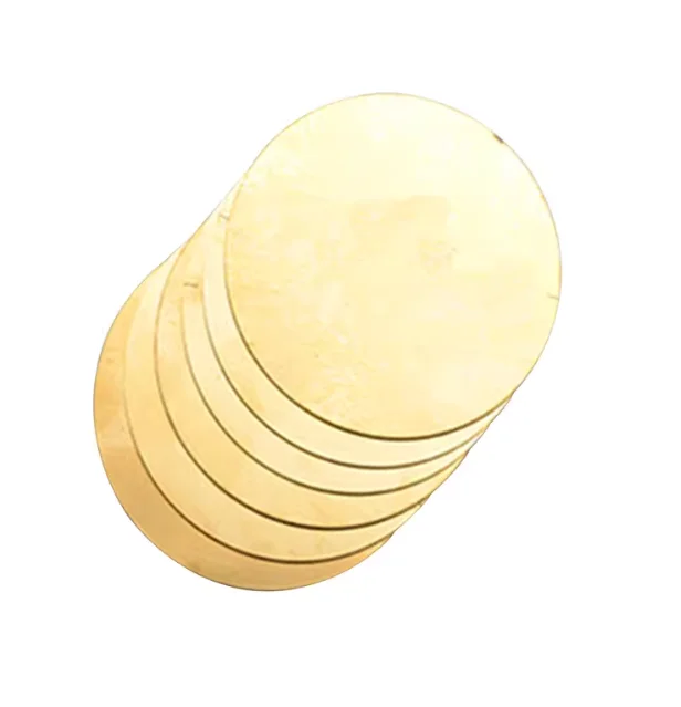

50pcs 8mm 9mm 10mm 12mm 13mm 14mm 15mm 16mm 20mm brass Unplated Flat Round Circle Blank Stamping Charms,stamping blanks tags c