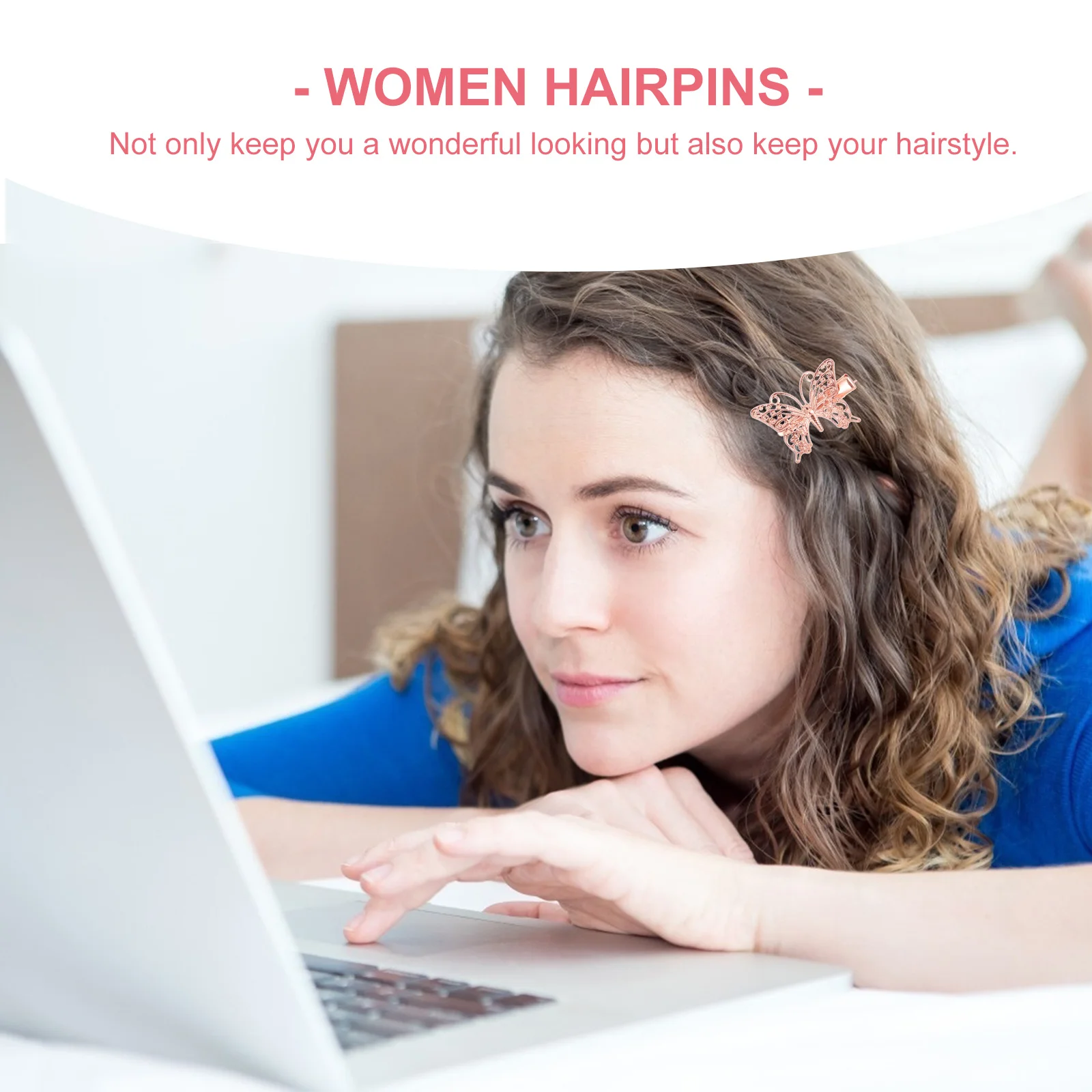 

16Pcs Vintage Duckbill Hairpin Metal Hair Clip 3D Butterfly Lightweight Hair Accessories Women Girls Party Wedding Barrettes