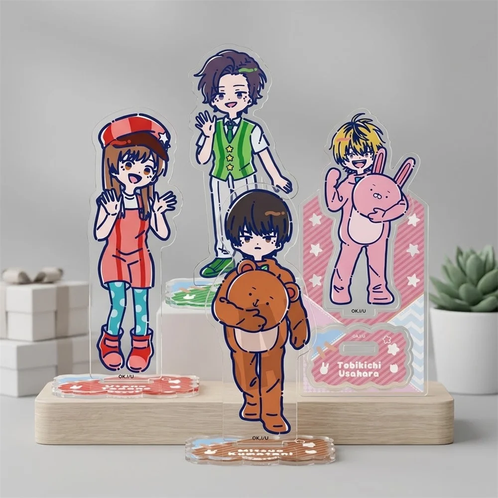 10cm Anime Sakamoto Days Acrylic Keychain Stand Tarou Sakamoto Shin Asakura Peripheral ornaments，Friend Christmas Gifts