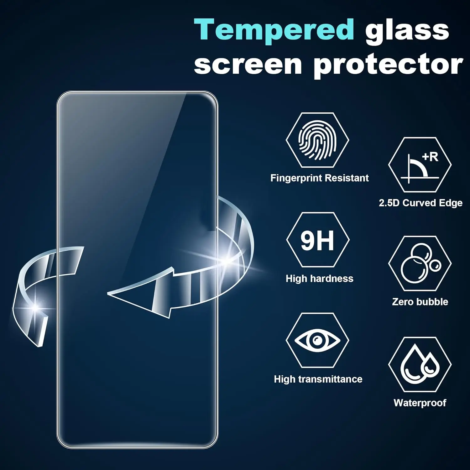 1/4Pcs Tempered Glass For Xiaomi POCO X7 Pro Screen Protector Glass Film