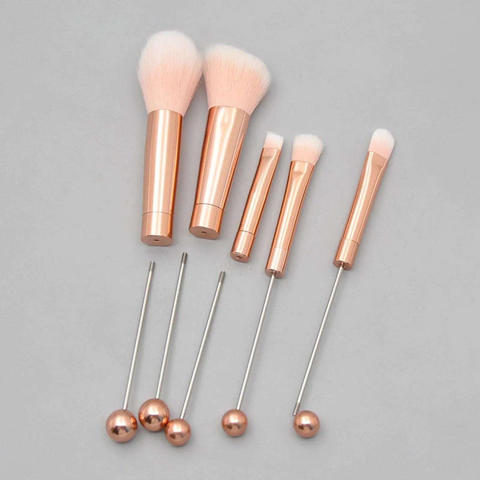 5x Makeup Brushes Set Cosmetic Brushes with Soft Synthetic Fiber Multifunctional Make up Brushes Tool Kits for Sisters Adults