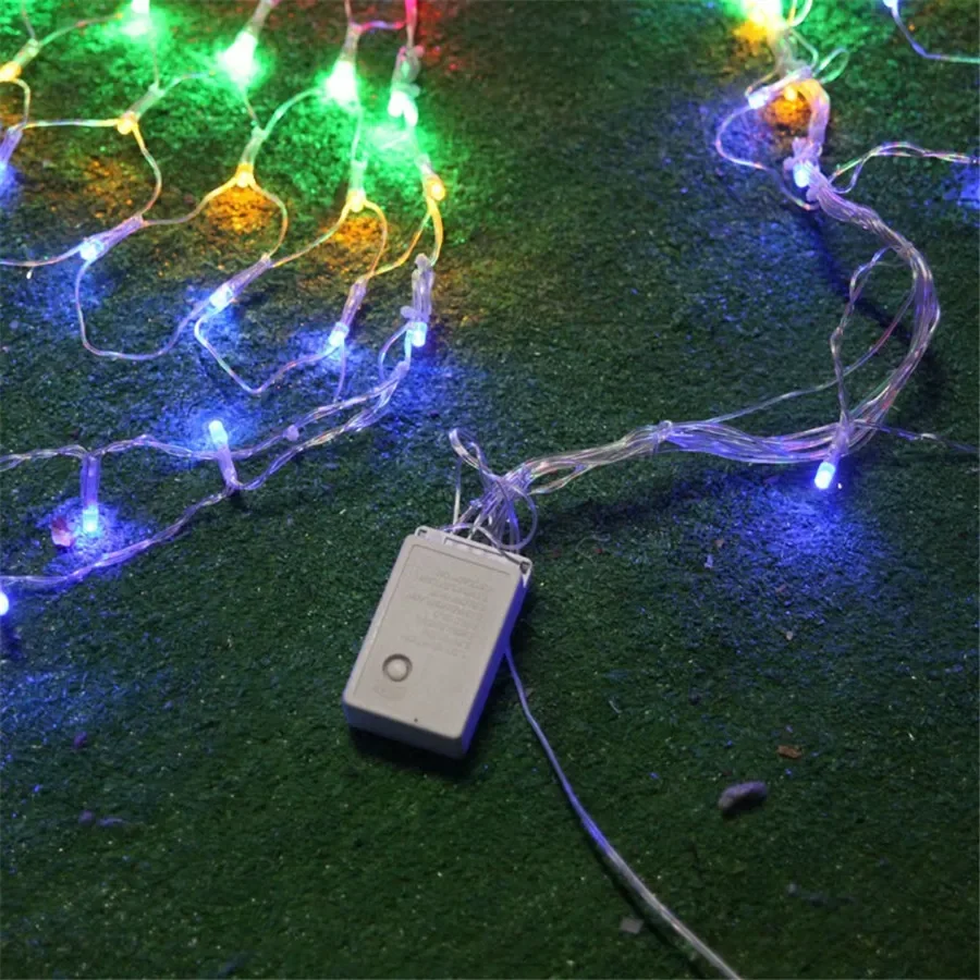 EU/US Plug 3M 3 Peacock Mesh Net Led String Lights Outdoor Fairy Garland for Wedding Christmas Wedding New Year Party Decoration