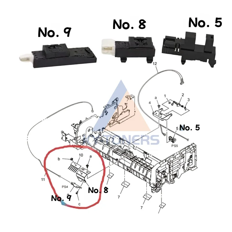 

Document Feeder Sensor for Konica Minolta 227 287 367 7528