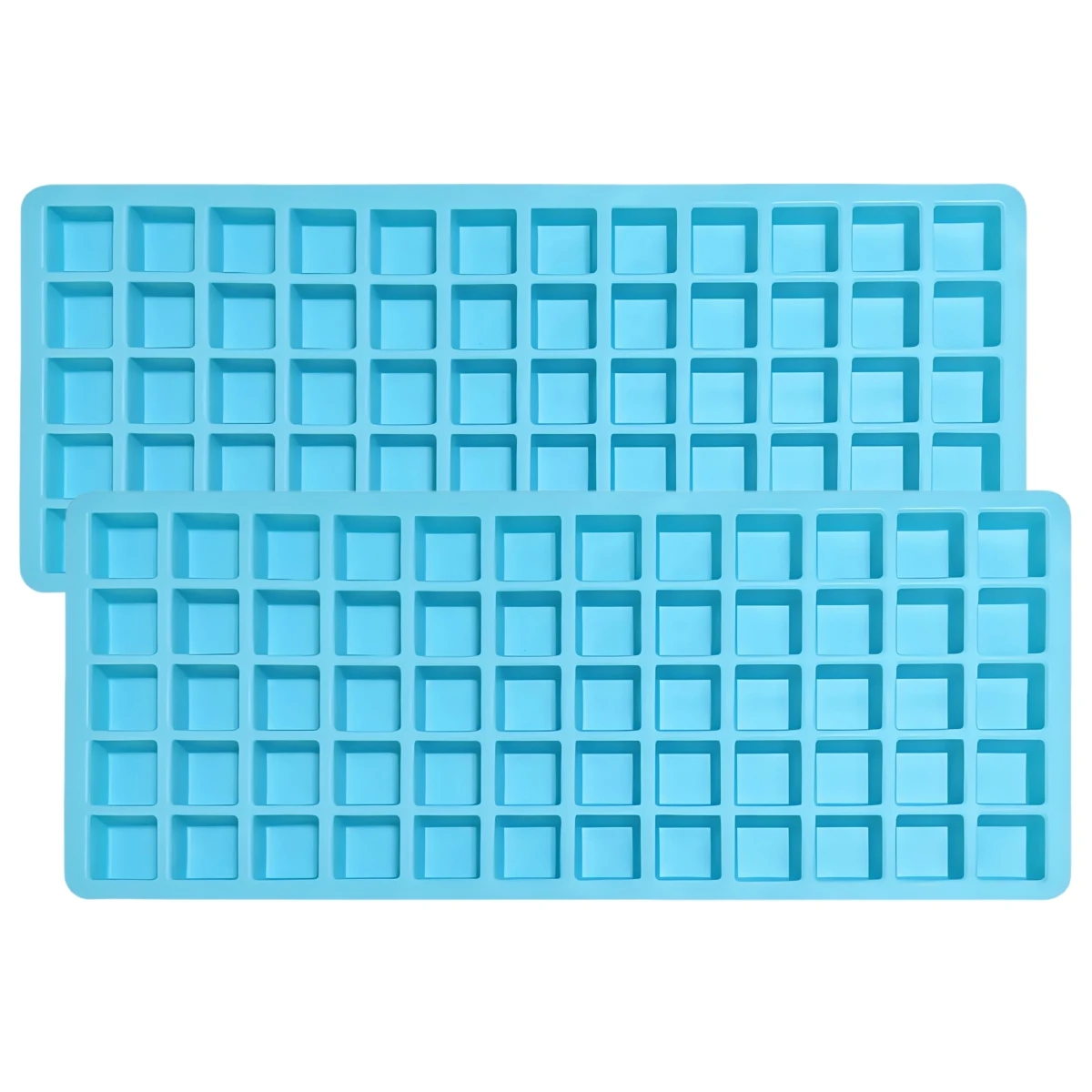 2Pcs Silicone Food Trays Ice Cube Molds 60 Grid Compatible with For Harvest Right Freeze Dryer Medium Large Tray Sizes