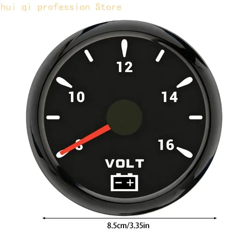 85mm Panel Mount Voltmeter Batteriespannungsanzeige für Boot Anhänger H8WE – Detail 6