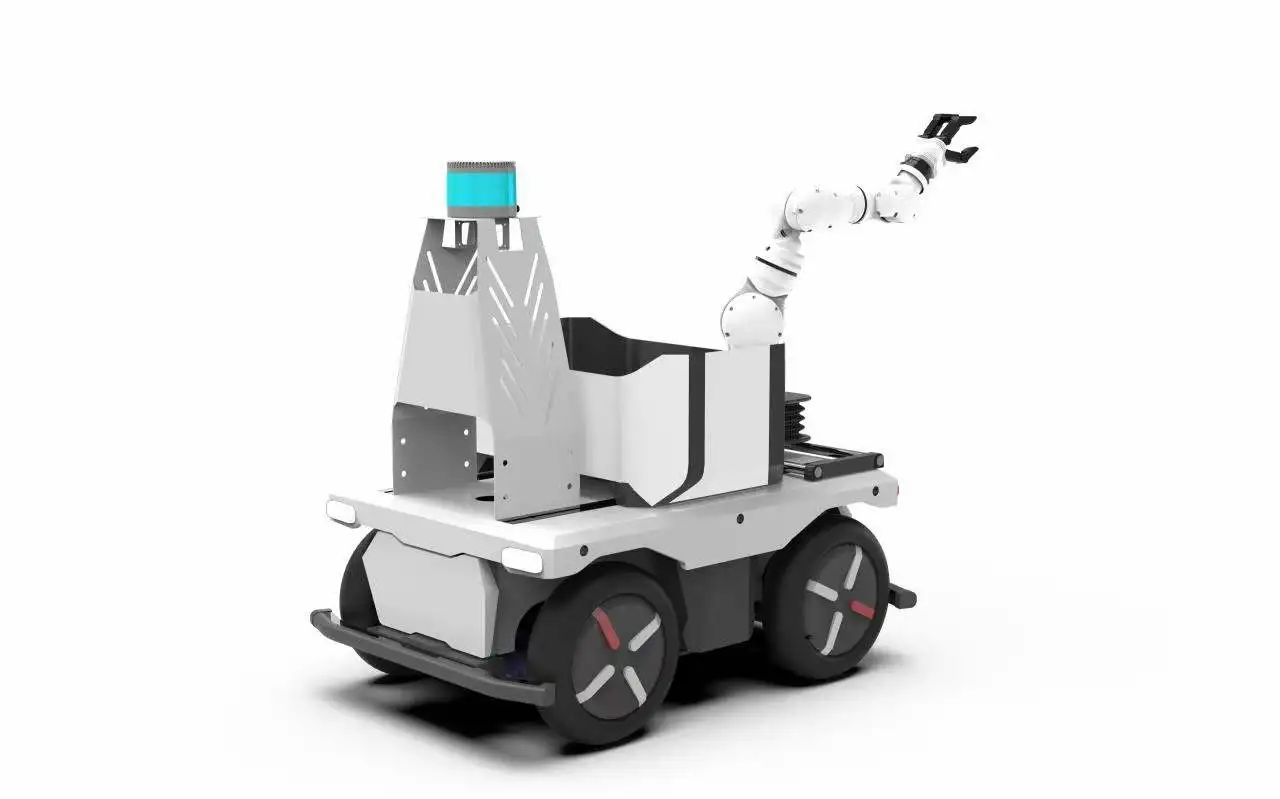 Smart Wheeled Robot Chassis Delivery Vehicle Customized with Lidar, GPS, or RTK for Accurate Navigation