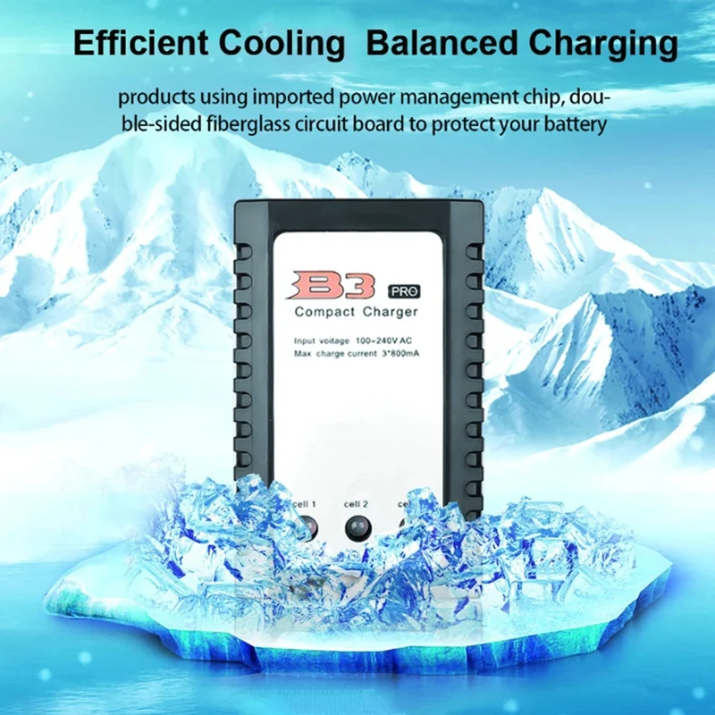 B3 Gebalanceerde Oplader Model Vliegtuig Lithium Batterij 2s3S 7.4V 11.1V Model Vliegtuig Afstandsbediening Autolader, Makkelijk Te Gebruiken Ons-Plug